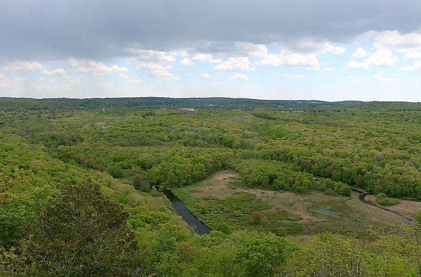 Musconetcong River Valley in New Jersey.